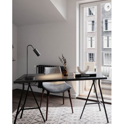 ByRydens - Lampa stołowa CURVE 1xGU10/7W/230V czarna