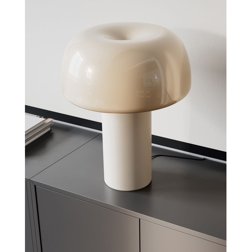 ByRydens - Lampka stołowa LEAN ON ME 1xE27/8W/230V kremowa