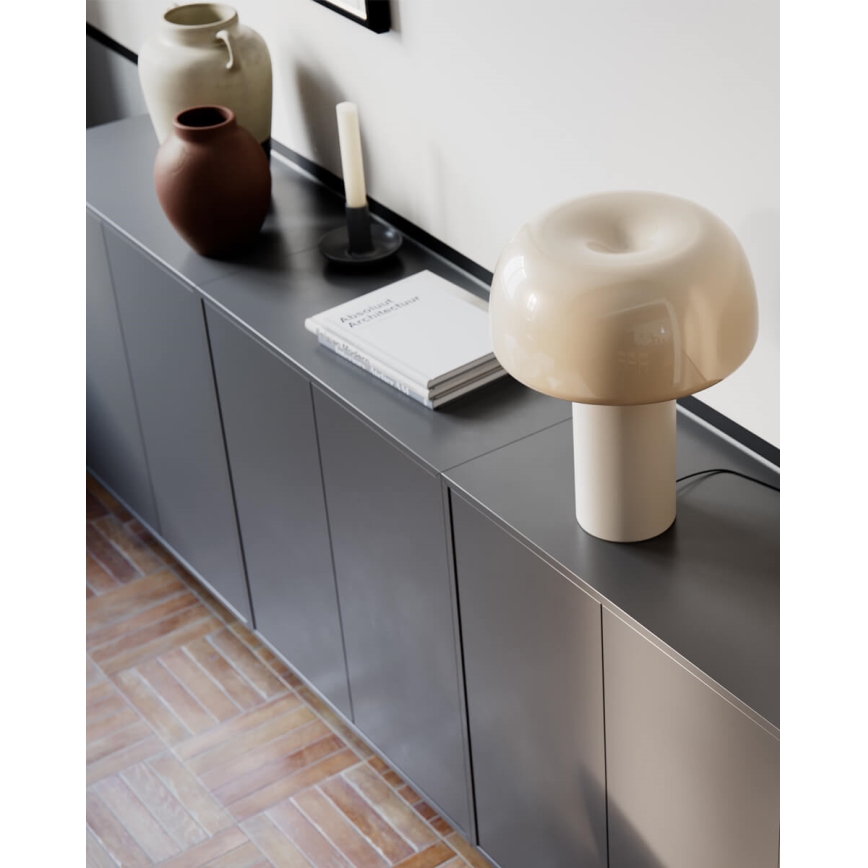 ByRydens - Lampka stołowa LEAN ON ME 1xE27/8W/230V kremowa