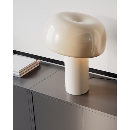 ByRydens - Lampka stołowa LEAN ON ME 1xE27/8W/230V kremowa