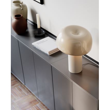 ByRydens - Lampka stołowa LEAN ON ME 1xE27/8W/230V kremowa