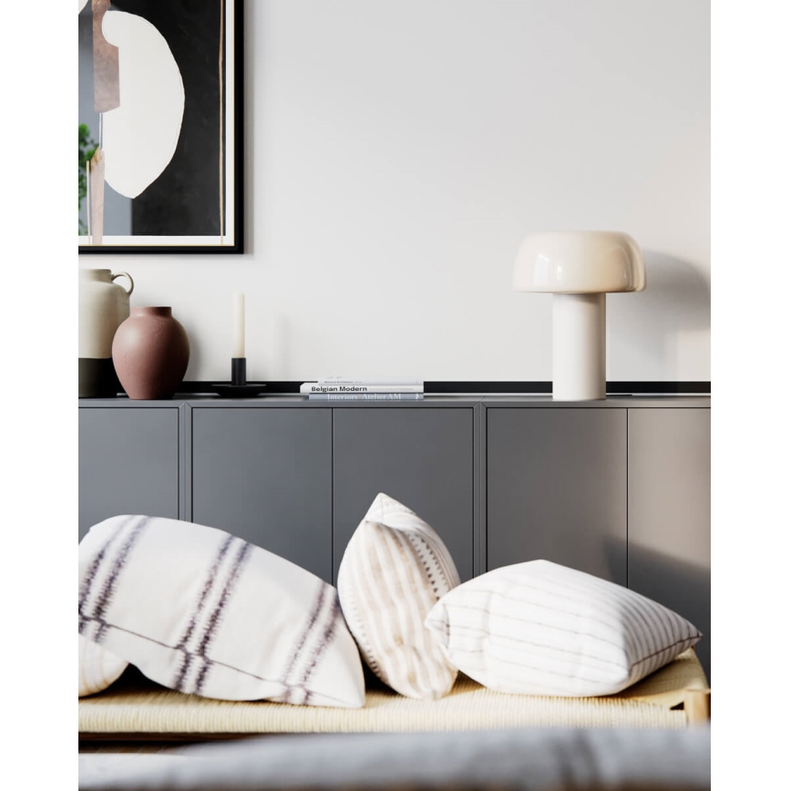 ByRydens - Lampka stołowa LEAN ON ME 1xE27/8W/230V kremowa