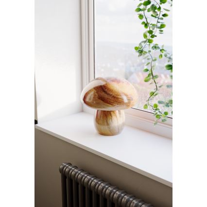 ByRydens - Lampka stołowa MIRA MUSHROOM 1xE27/8W/230V brązowa