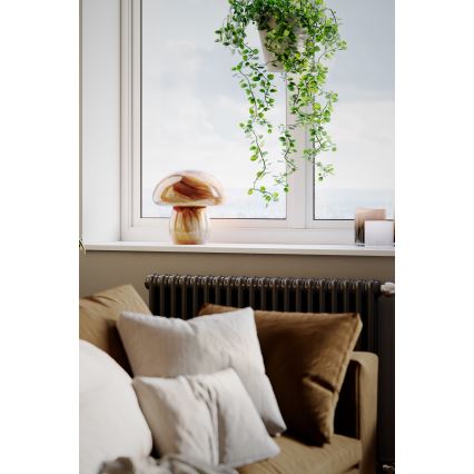 ByRydens - Lampka stołowa MIRA MUSHROOM 1xE27/8W/230V brązowa
