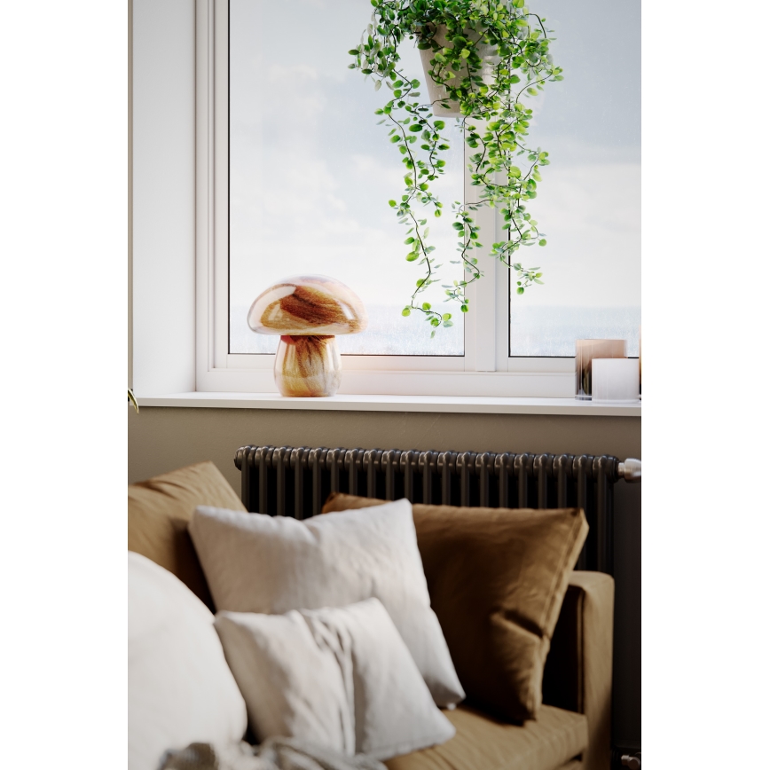 ByRydens - Lampka stołowa MIRA MUSHROOM 1xE27/8W/230V brązowa