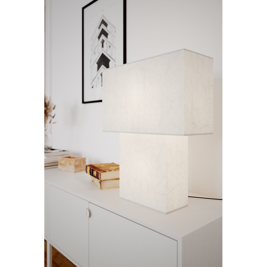 ByRydens - Lampa stołowa iSQUARE 1xE27/8W/230V biała