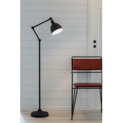 ByRydens - Lampa podłogowa BAZAR 1xE27/5W/230V czarny