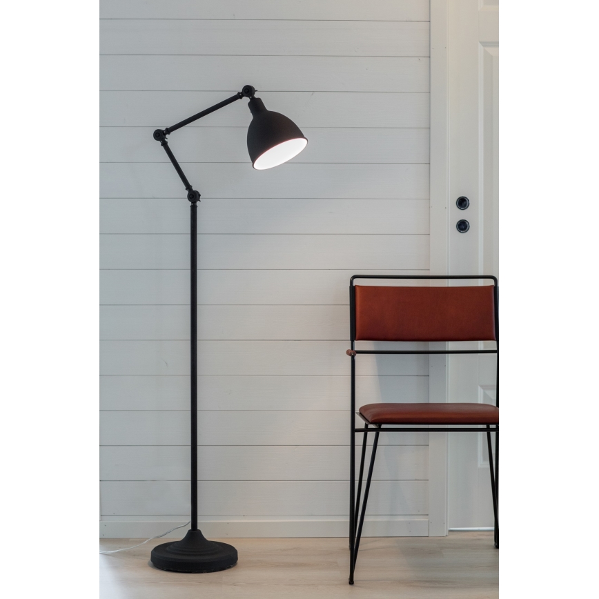ByRydens - Lampa podłogowa BAZAR 1xE27/5W/230V czarny