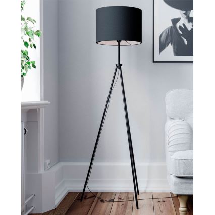 ByRydens - Lampa stojąca RINA 1xE27/5W/230V czarna