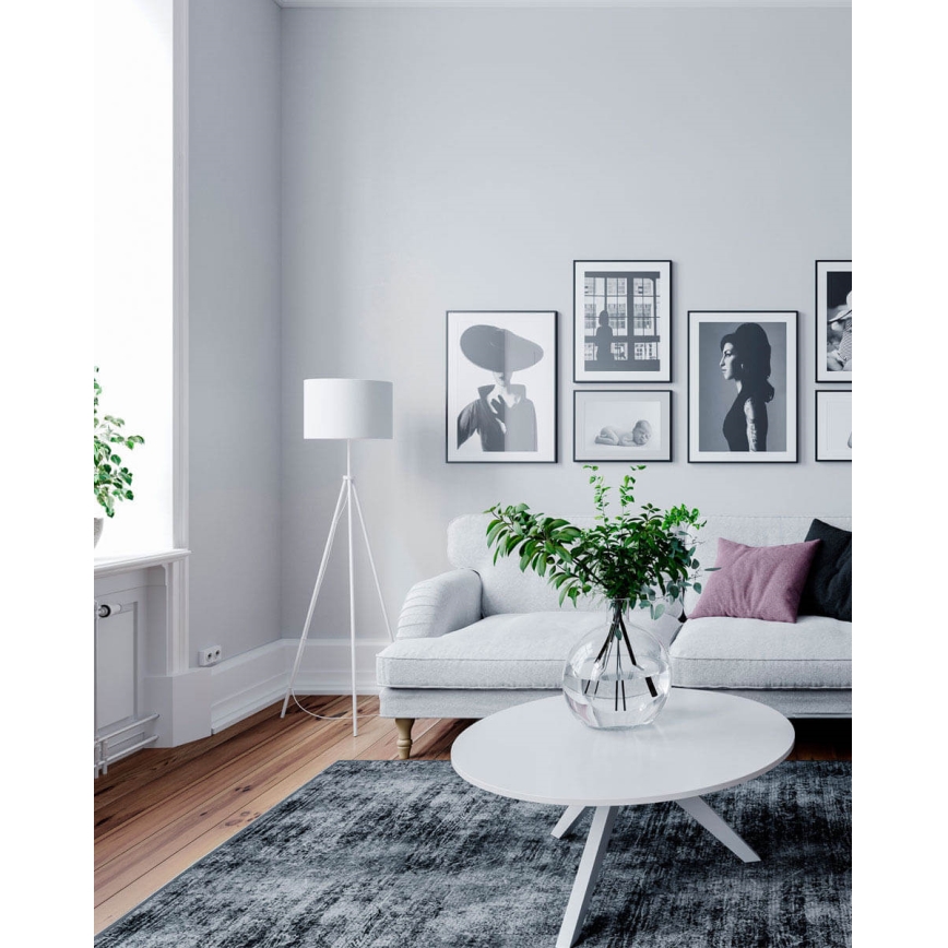 ByRydens - Lampa stojąca RINA 1xE27/5W/230V biała