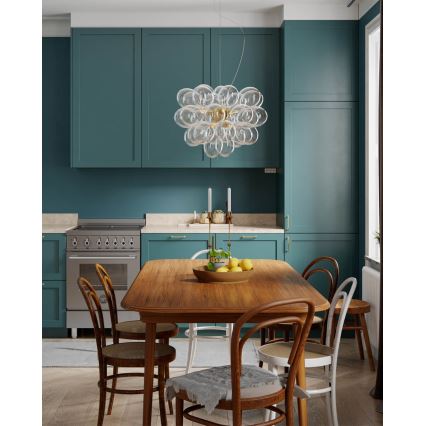 ByRydens - Żyrandol na linkach GROSS 8xG9/5W/230V przezroczysty