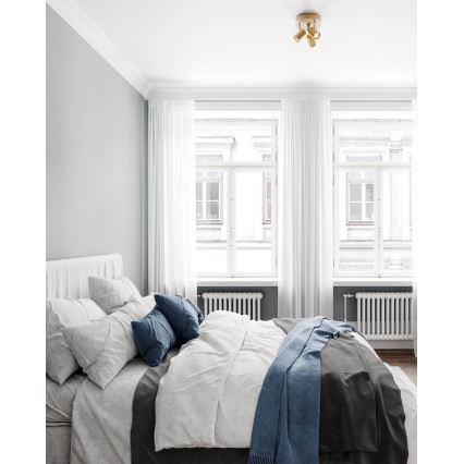 ByRydens - Oprawa punktowa CORRECT 3xGU10/7W/230V złota śr. 20 cm