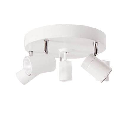 ByRydens - Oprawa punktowa sufitowa CORRECT 5xGU10/7W/230V biała śr. 30 cm