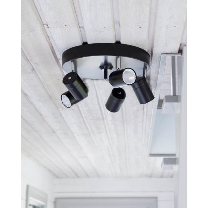 ByRydens - Oświetlenie punktowe CORRECT 5xGU10/7W/230V biały śr. 30 cm