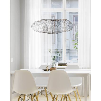 ByRydens - LED Żyrandol na lince HAYDEN LED/15W/230V czarny