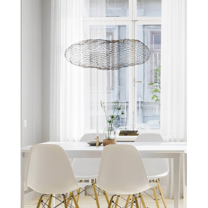 ByRydens - LED Żyrandol na lince HAYDEN LED/15W/230V czarny