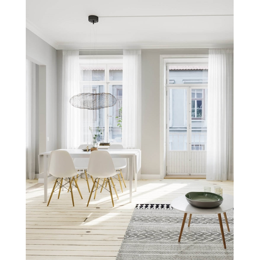 ByRydens - LED Żyrandol na lince HAYDEN LED/15W/230V czarny