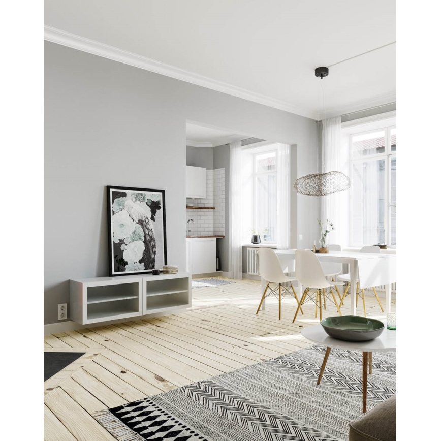 ByRydens - LED Żyrandol na lince HAYDEN LED/15W/230V czarny