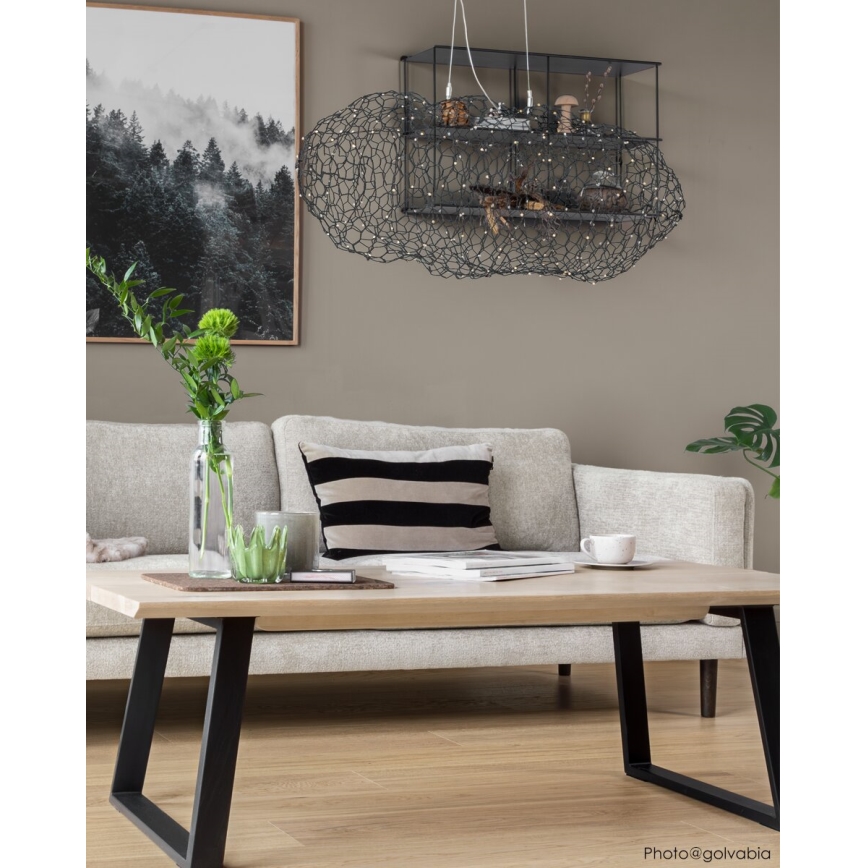 ByRydens - LED Żyrandol na lince HAYDEN LED/15W/230V czarny