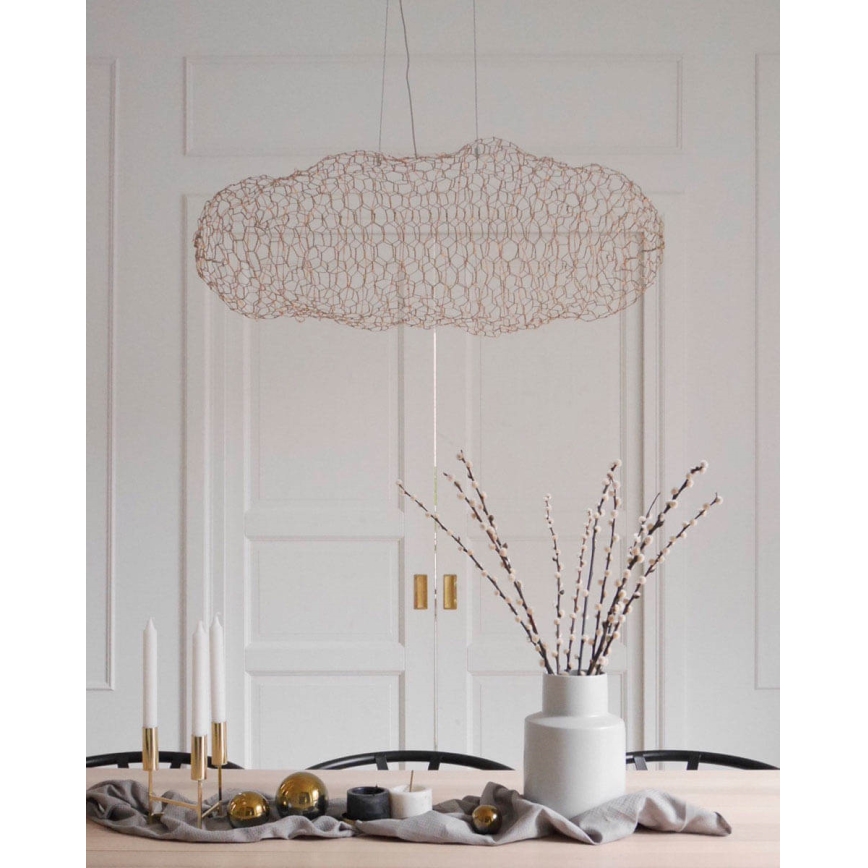 ByRydens - LED Żyrandol na lince HAYDEN LED/15W/230V złoty