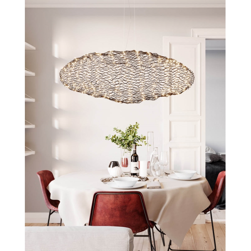 ByRydens - LED Żyrandol na lince HAYDEN LED/20W/230V czarny