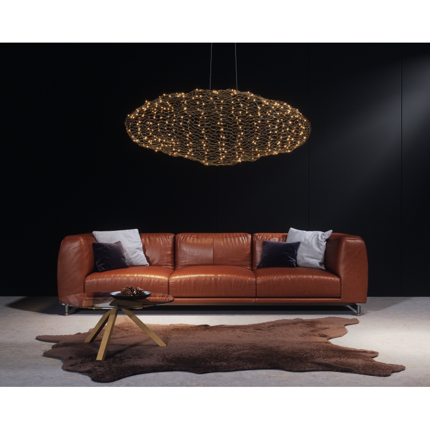 ByRydens - LED Żyrandol na lince HAYDEN LED/20W/230V złoty