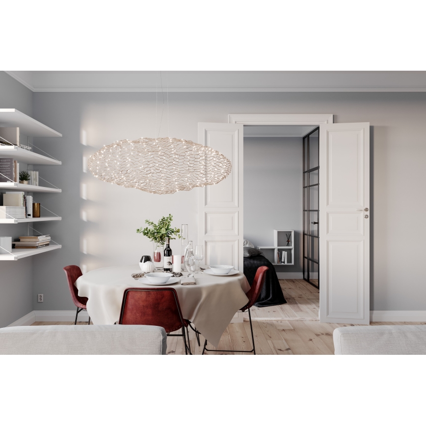 ByRydens - LED Żyrandol na lince HAYDEN LED/20W/230V złoty