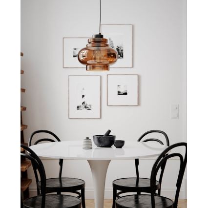 ByRydens - Lampa wisząca na przewodzie DOLORES 1xE27/5W/230V