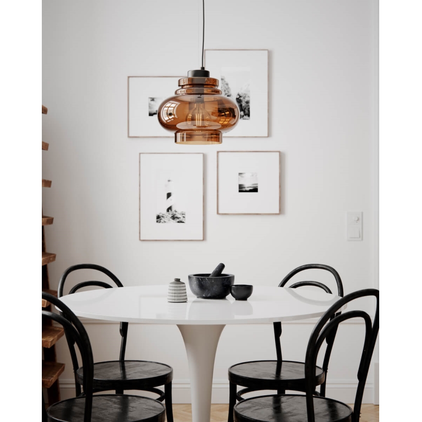 ByRydens - Lampa wisząca na przewodzie DOLORES 1xE27/5W/230V