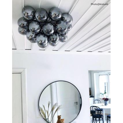 ByRydens - Plafon GROSS 6xG9/5W/230V dymny/czarny śr. 50 cm