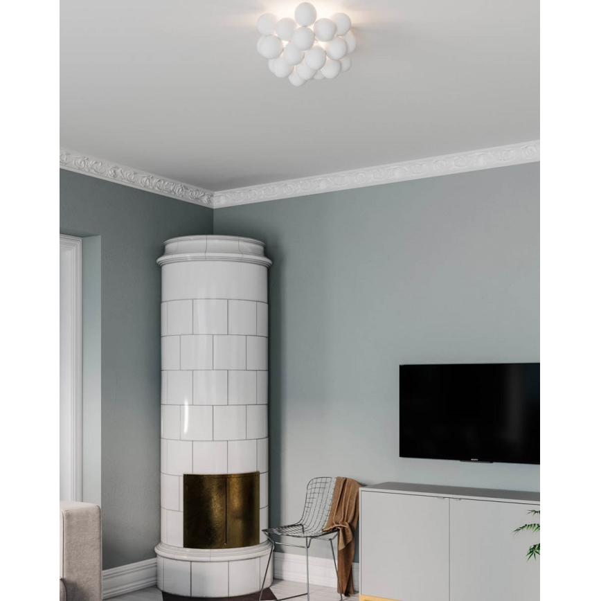 ByRydens - Plafon GROSS 6xG9/5W/230V biały śr. 50 cm