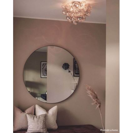 ByRydens - Plafon GROSS 6xG9/5W/230V dymny/brązowy śr. 50 cm