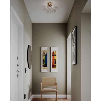 ByRydens - Lampa sufitowa GROSS 6xG9/5W/230V przezroczysta śr. 50 cm
