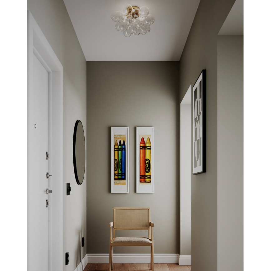 ByRydens - Lampa sufitowa GROSS 6xG9/5W/230V przezroczysta śr. 50 cm