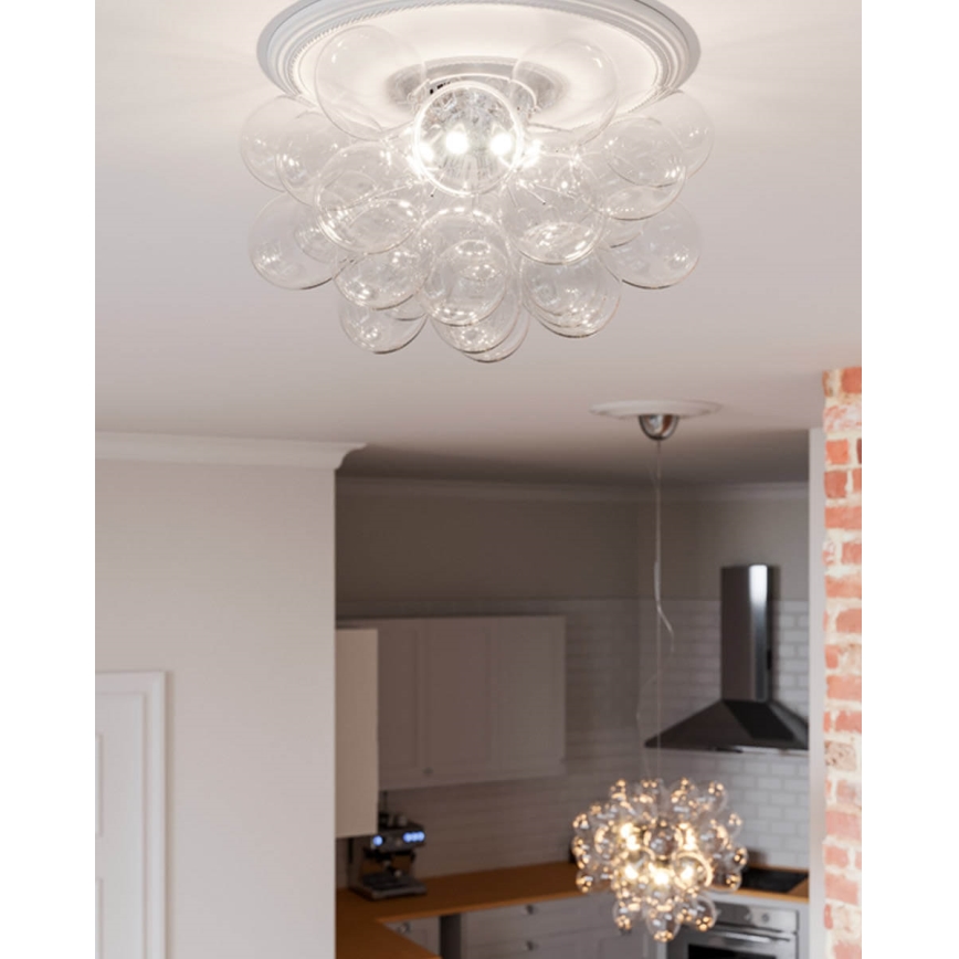 ByRydens - Plafon GROSS 6xG9/5W/230V przezroczysty śr. 50 cm