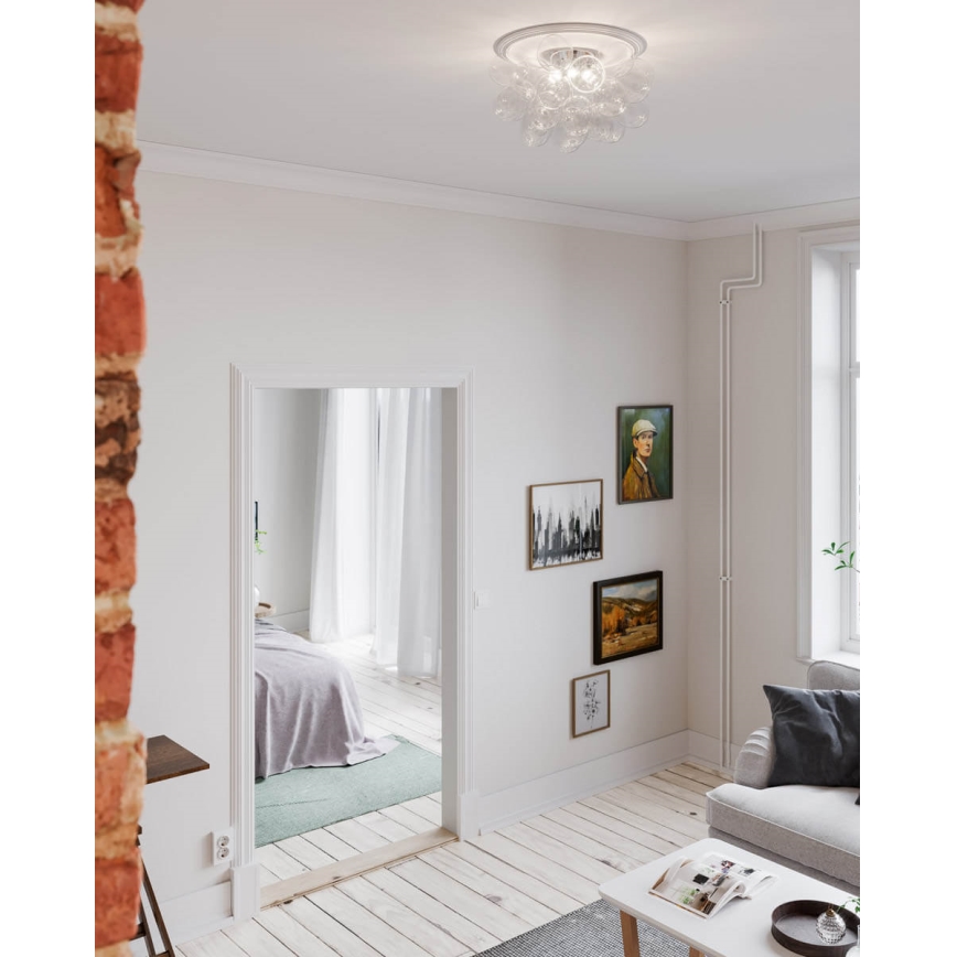 ByRydens - Plafon GROSS 6xG9/5W/230V przezroczysty śr. 50 cm