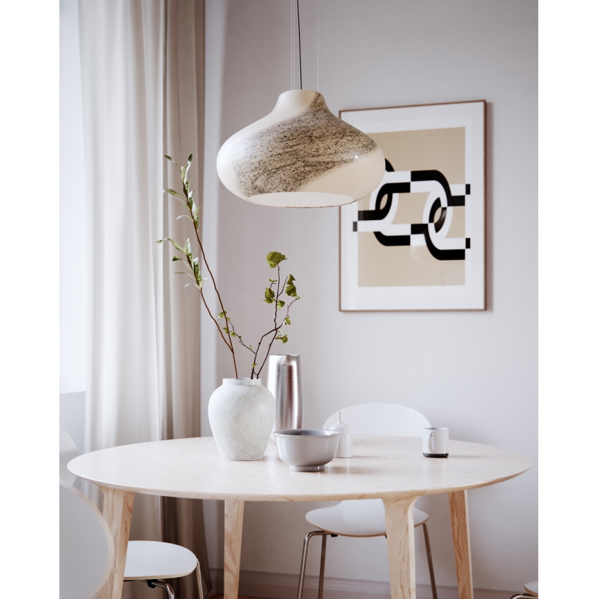 ByRydens - Żyrandol na przewodzie MIRA 1xE27/5W/230V brązowy