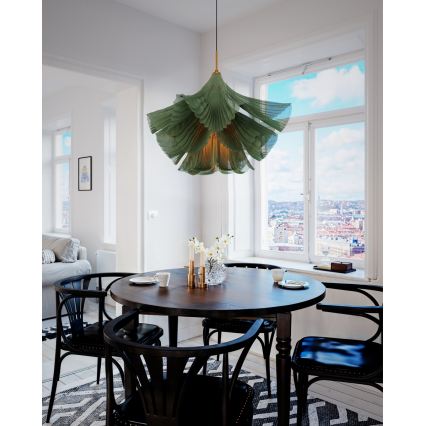 ByRydens - Lampa wisząca na lince JULIETTE 1xE27/8W/230V zielona