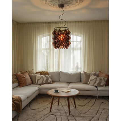 ByRydens - Żyrandol na przewodzie GEMMA 1xE27/5W/230V