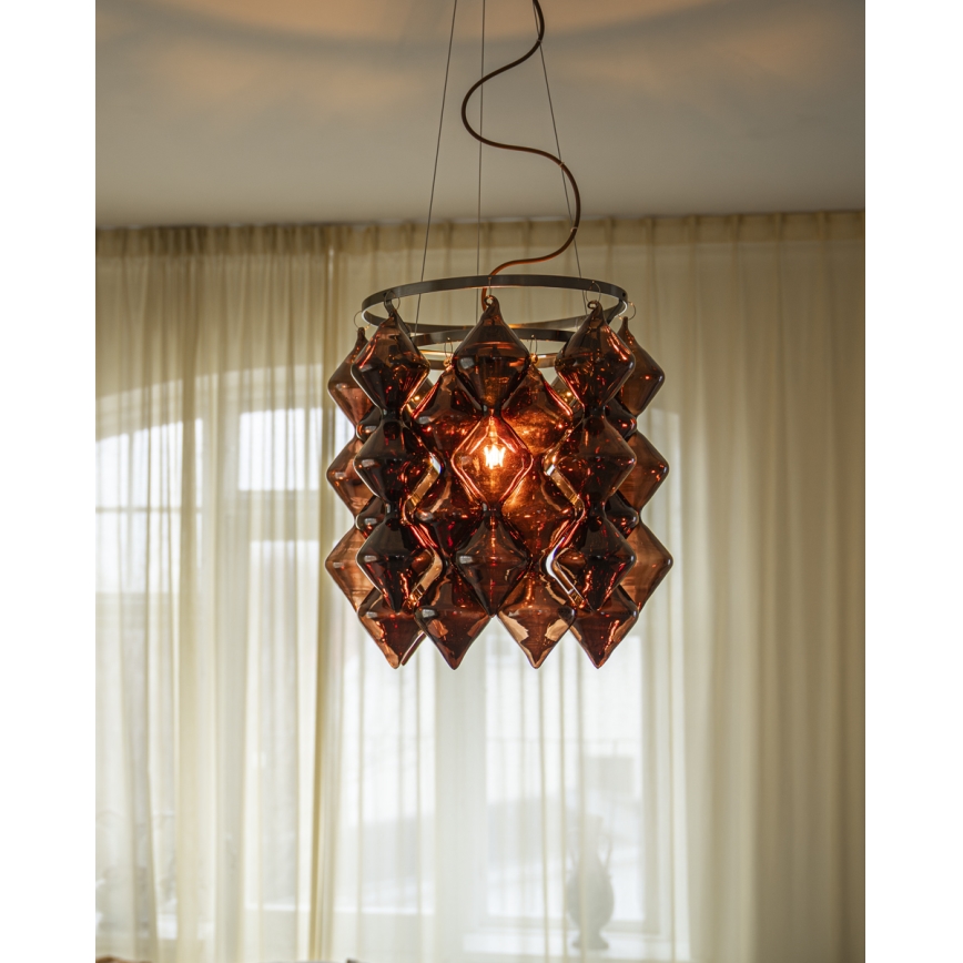 ByRydens - Żyrandol na przewodzie GEMMA 1xE27/5W/230V