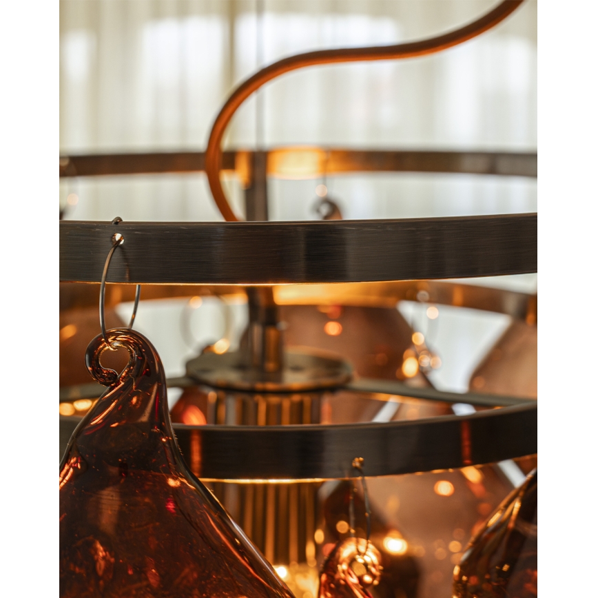 ByRydens - Żyrandol na przewodzie GEMMA 1xE27/5W/230V