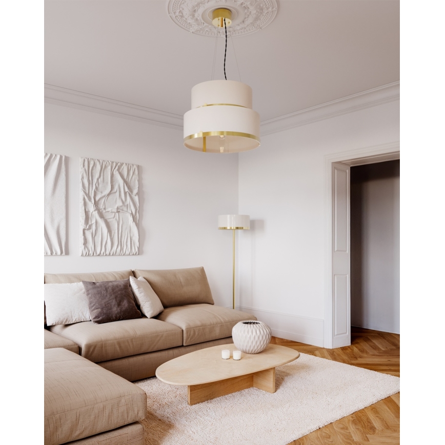ByRydens - Lampa wisząca na lince MARCEL 2xE27/8W/230V