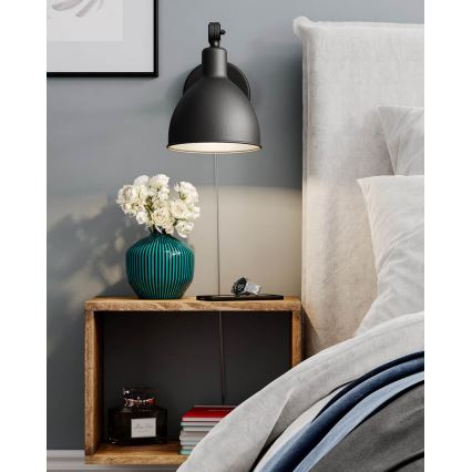 ByRydens - Kinkiet BAZAR MINI 1xE27/5W/230V czarny