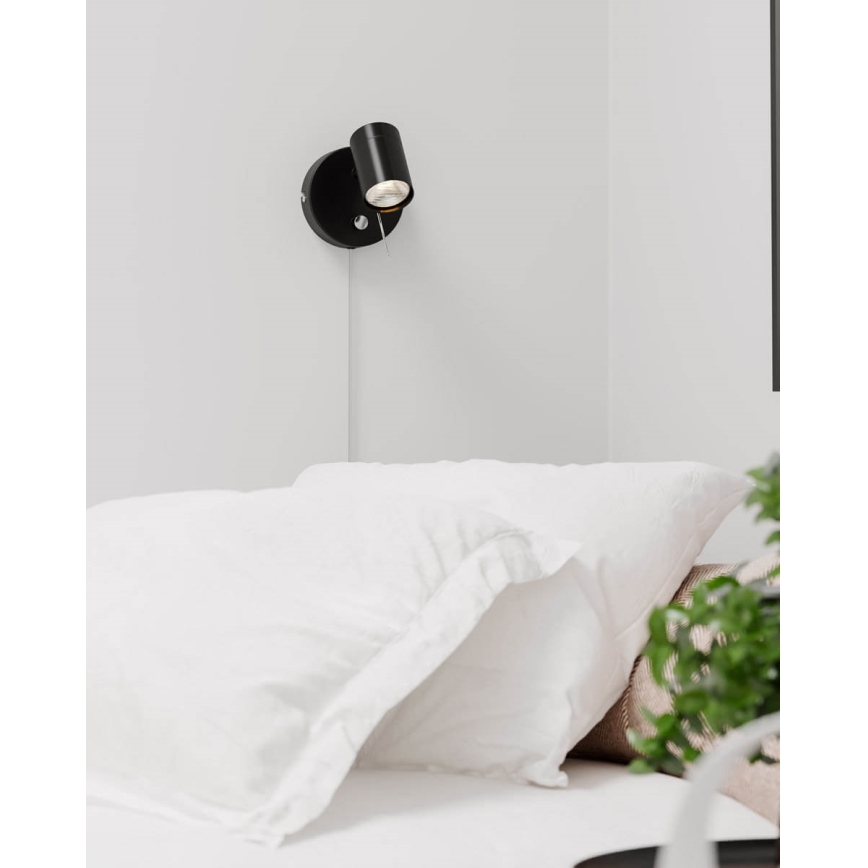 ByRydens - ByRydens - Kinkiet punktowy ściemnialny CORRECT 1xGU10/7W/230V czarny
