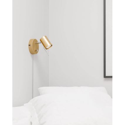 ByRydens - Kinkiet punktowy ściemnialny CORRECT 1xGU10/7W/230V złoty