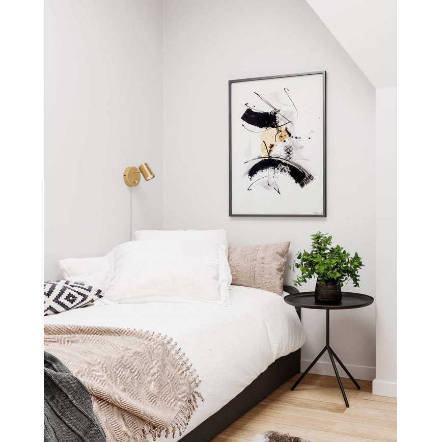 ByRydens - Kinkiet punktowy ściemnialny CORRECT 1xGU10/7W/230V złoty