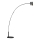 ByRydens - Lampa podłogowa PULS 2xGU10/5W/230V czarny