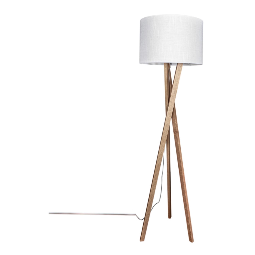 ByRydens - Lampa podłogowa VEGA 1xE27/5W/230V beżowy/biały