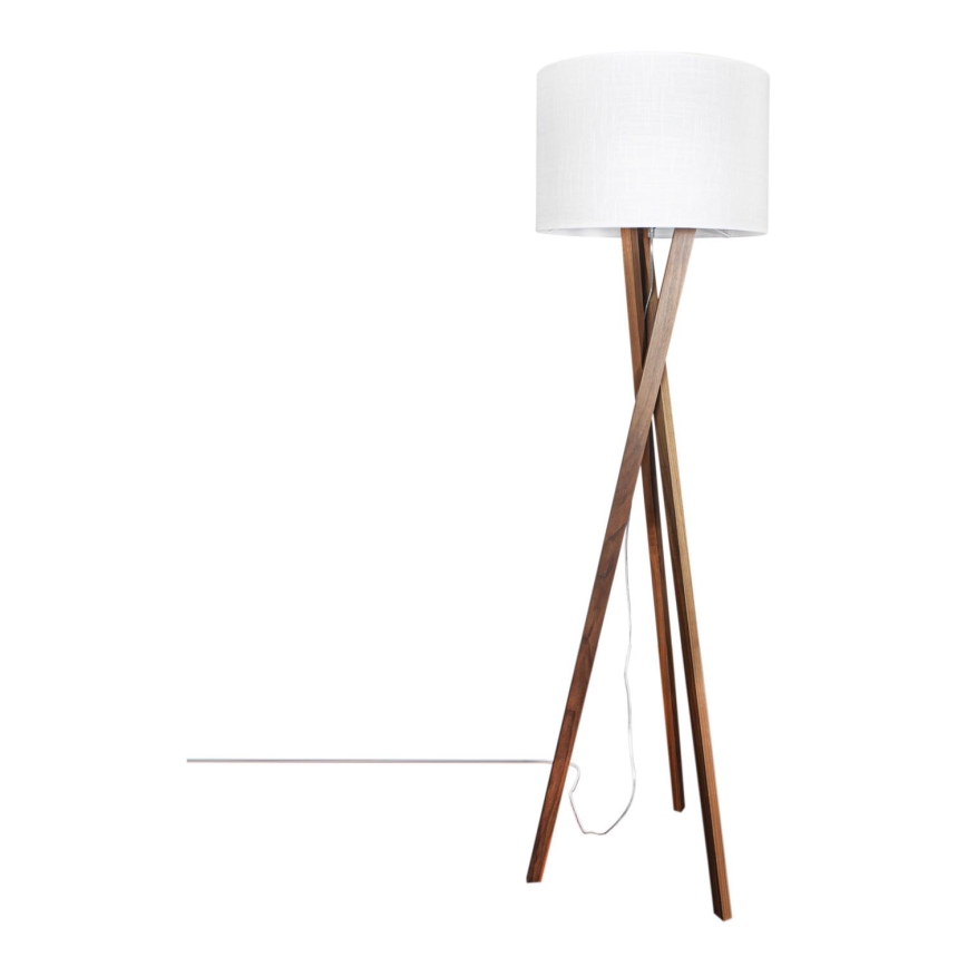ByRydens - Lampa podłogowa VEGA 1xE27/5W/230V brązowy/biały