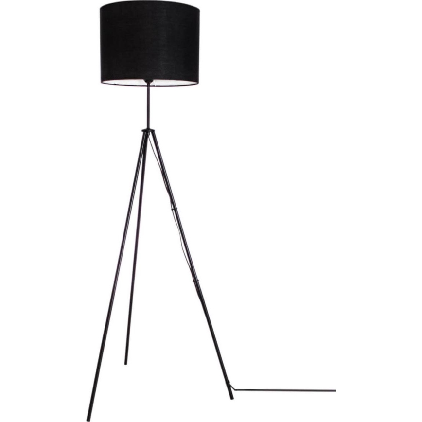 ByRydens - Lampa stojąca RINA 1xE27/5W/230V czarna